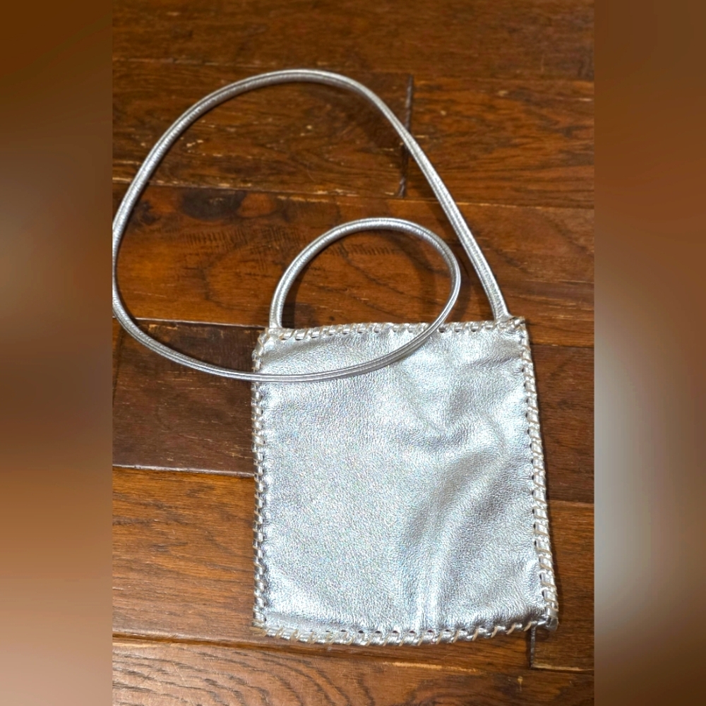 KurtMen Silver Crossbody Bag